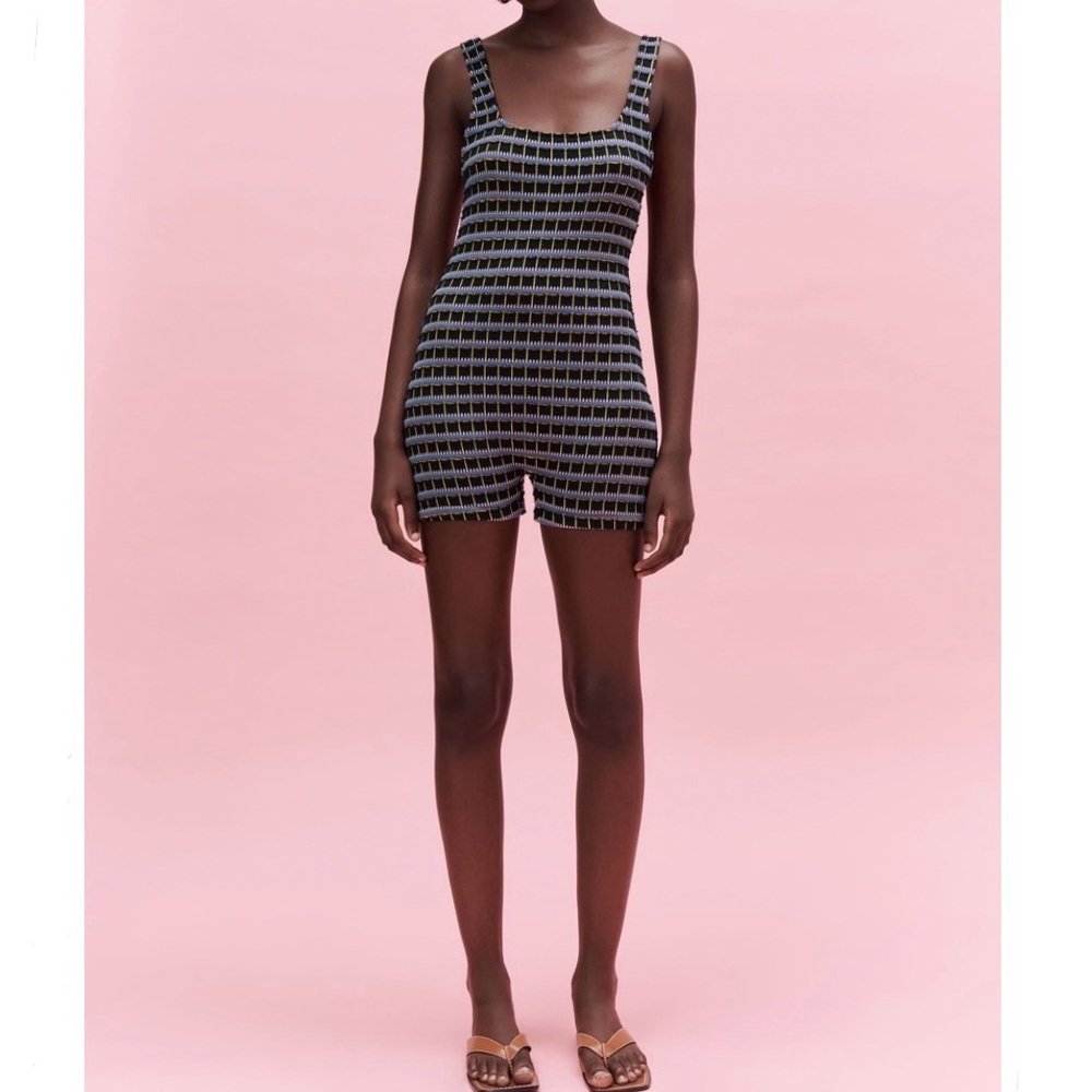 Zara One-Piece Knit Romper